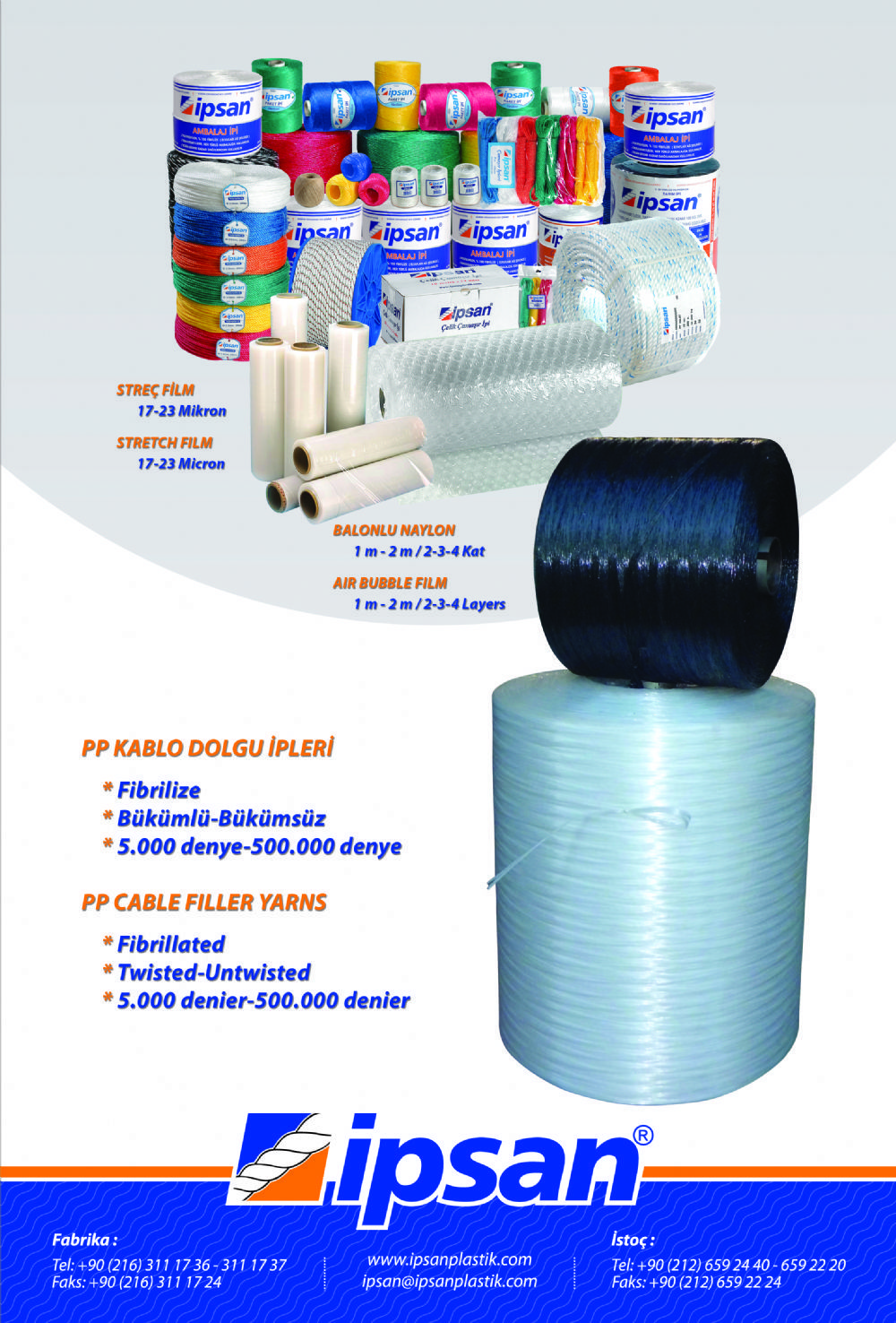 PP Cable Filler Yarns